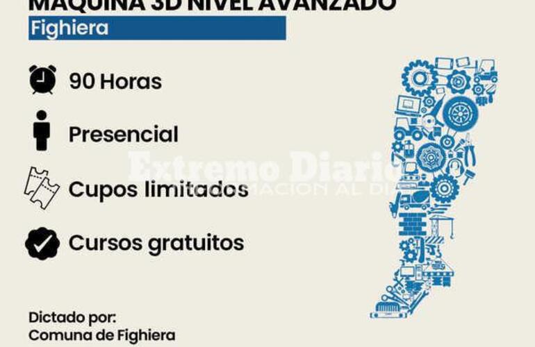 Imagen de Fighiera: Curso gratuito de modelado e impresi&oacute;n en M&aacute;quina 3D en nivel avanzado