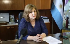 La ministra de Educaci&oacute;n de la provincia, Adriana Cantero.