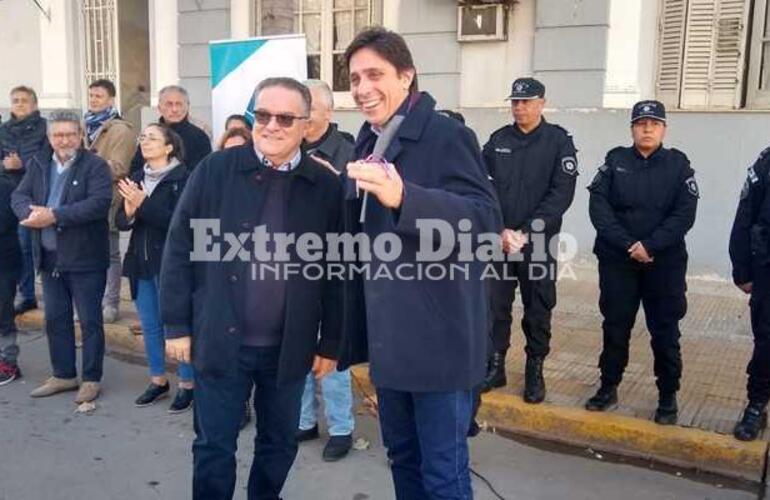 Imagen de Fighiera recibió un nuevo móvil policial para la Subcomisaría 11°