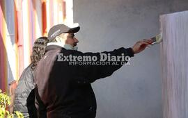 Imagen de Avanza el taller de "Mantenimiento edilicio" en el Centro Cultural