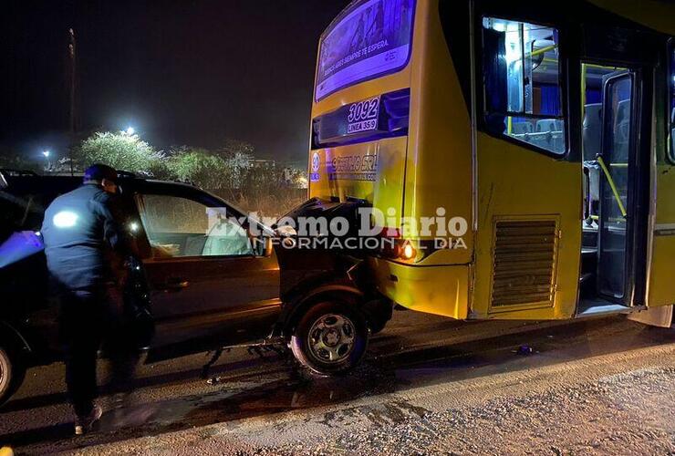 Imagen de Accidente en acceso sur resultó con un herido