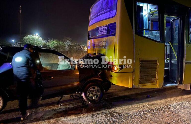 Imagen de Accidente en acceso sur result&oacute; con un herido
