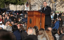 "Ac&aacute; estamos para reclamar y pedir, pero tambi&eacute;n para hacer nuestra parte, para trabajar en conjunto". (Alan Monz&oacute;n/Rosario3)