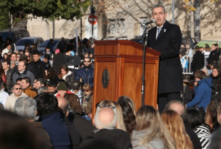 "Acá estamos para reclamar y pedir, pero también para hacer nuestra parte, para trabajar en conjunto". (Alan Monzón/Rosario3)