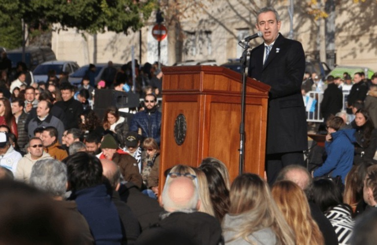 "Acá estamos para reclamar y pedir, pero también para hacer nuestra parte, para trabajar en conjunto". (Alan Monzón/Rosario3)