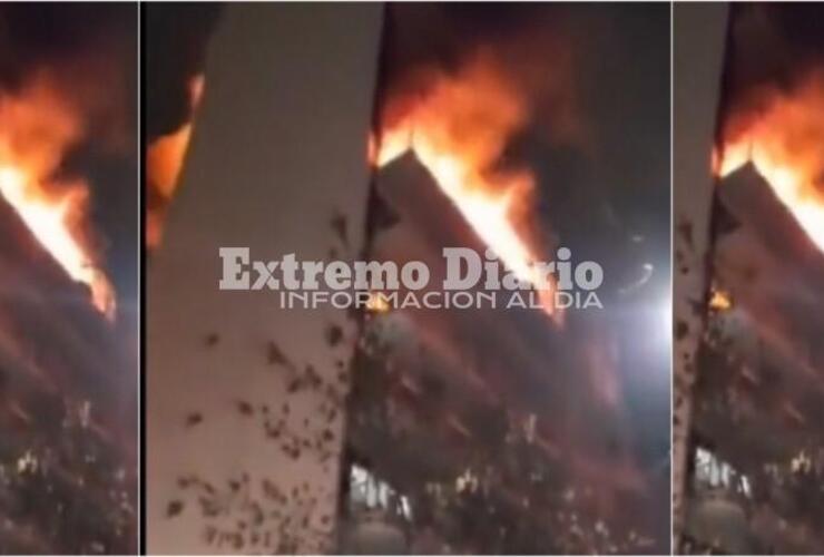 Imagen de Incendio fatal en edificio de Recoleta: 5 muertos y 18 heridos y vecinos atrapados