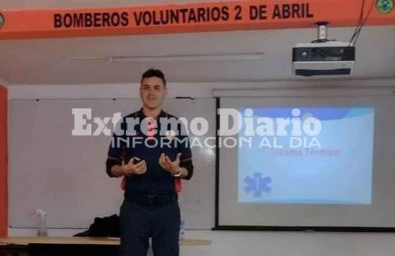 Imagen de Santiago Paladini fue convocado como instructor en un curso de socorrismo en Ushuaia