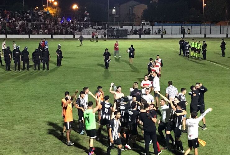 El festejo del "Panza" en las semifinales del año pasado.