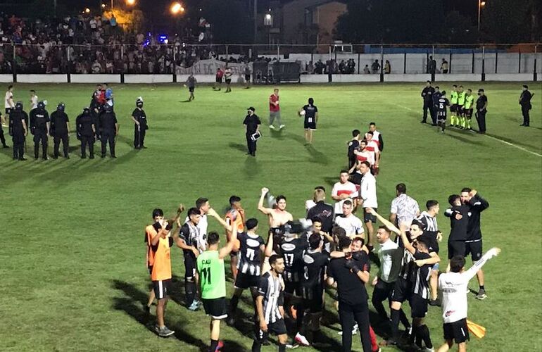 El festejo del "Panza" en las semifinales del año pasado.