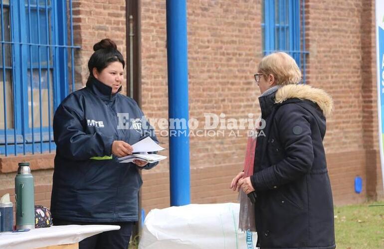 Imagen de Nueva jornada de recepción de materiales reciclables frente al Museo