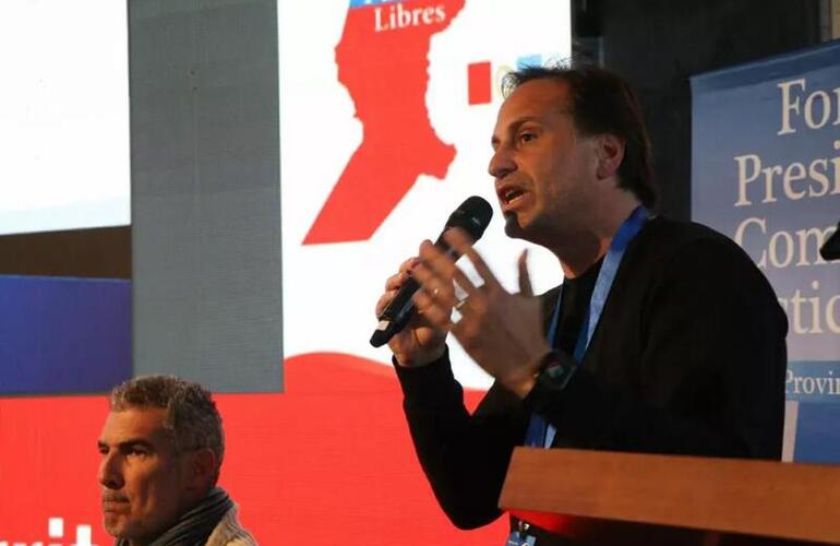 El encuentro se di&oacute; ayer en el hotel de ATE en Santa Fe.