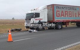Imagen de Sobre autopista: Accidente con dos heridos de gravedad