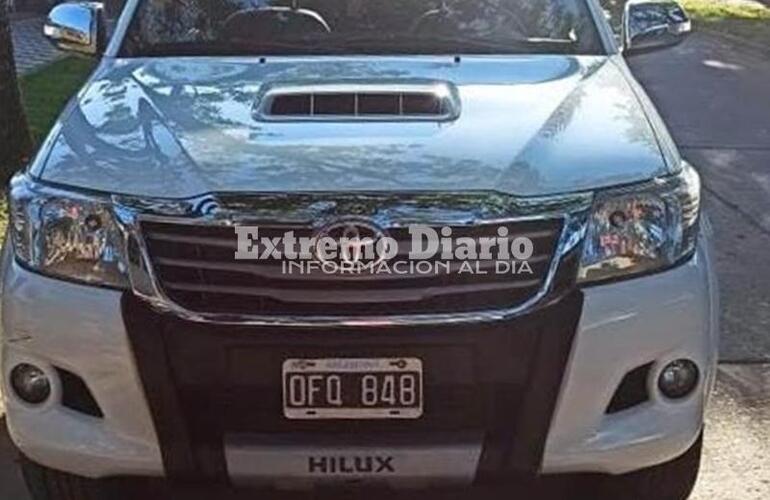 Esta fue una de las imágenes que se difundió de la camioneta robada el pasado fin de semana en Independencia y Libertad Esta fue una de las imágenes que se difundió de la camioneta robada el pasado fin de semana en Independencia y Libertad