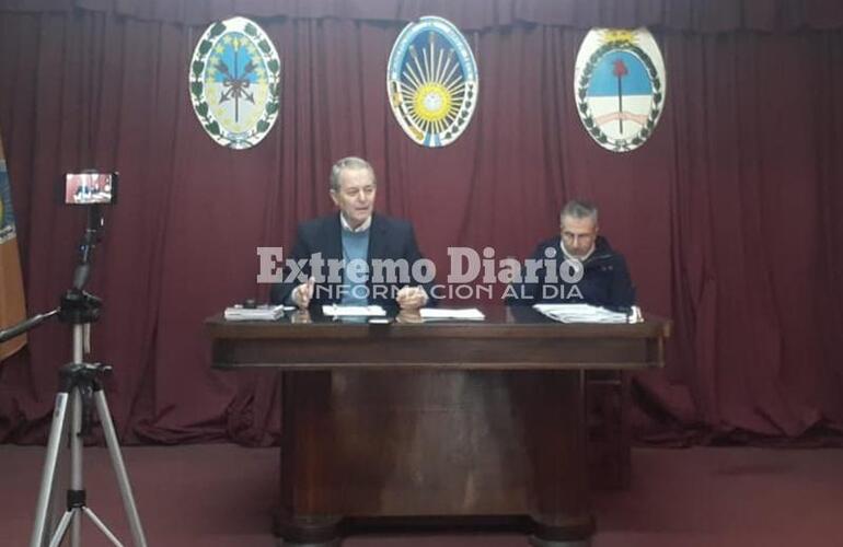 Tonelli presidi&oacute; la sesi&oacute;n este martes por ausencia de Mat&iacute;as Attoresi que est&aacute; enfermo