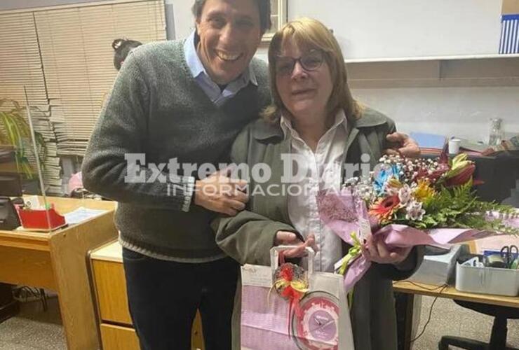 Imagen de Comuna de Fighiera: Se jubiló Griselda Graizzaro