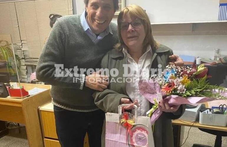 Imagen de Comuna de Fighiera: Se jubiló Griselda Graizzaro