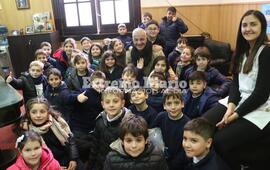 Imagen de Los alumnos de 3&ordm; grado del Colegio San Jos&eacute; entrevistaron al Intendente