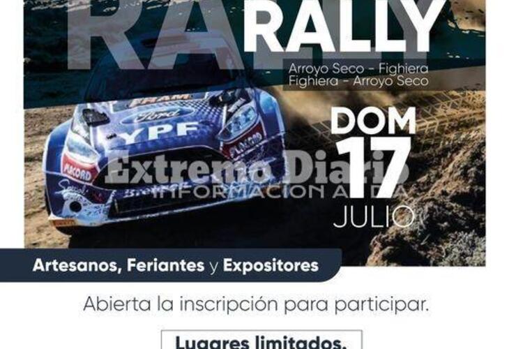 Imagen de Registro de artesanos, feriantes y expositores para el cierre del Rally Arroyo Seco-Fighiera