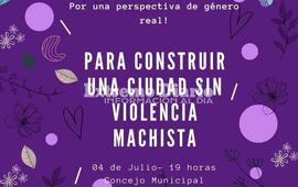 Imagen de Convocan a una reuni&oacute;n para �construir una ciudad sin violencia machista�