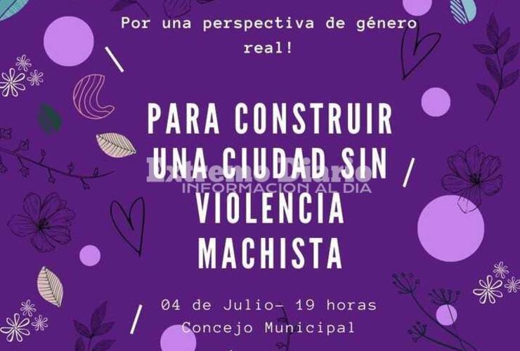 Imagen de Convocan a una reunión para construir una ciudad sin violencia machista