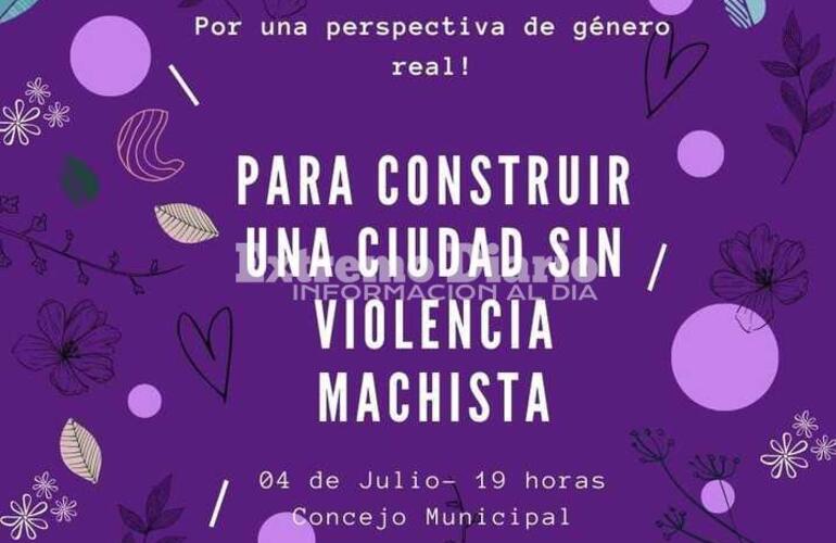 Imagen de Convocan a una reunión para construir una ciudad sin violencia machista