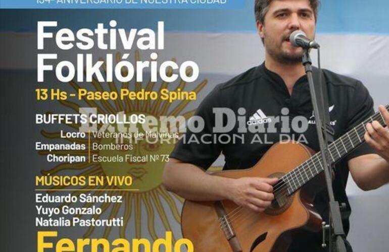 Imagen de 9 de julio: Fernando Espinosa actuará en el Festival Folklórico