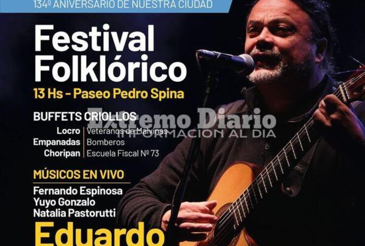 Imagen de 9 de julio: Eduardo Sanchez actuará en el Festival Folklórico