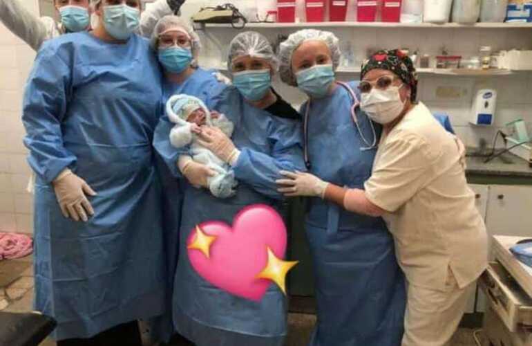Imagen de Otro beb&eacute; que nace en el Hospital local