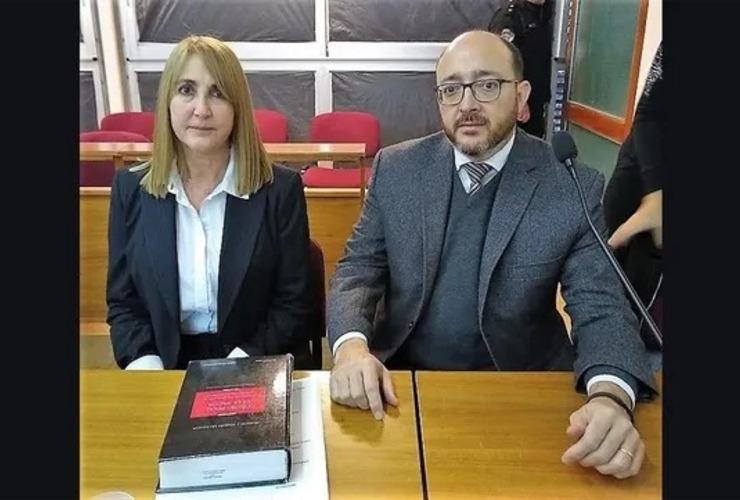 Los fiscales Fabiana Bertero y Guillermo Loyola del MPA de Rafaela.