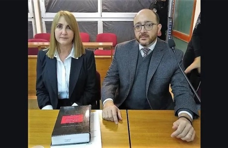 Los fiscales Fabiana Bertero y Guillermo Loyola del MPA de Rafaela.