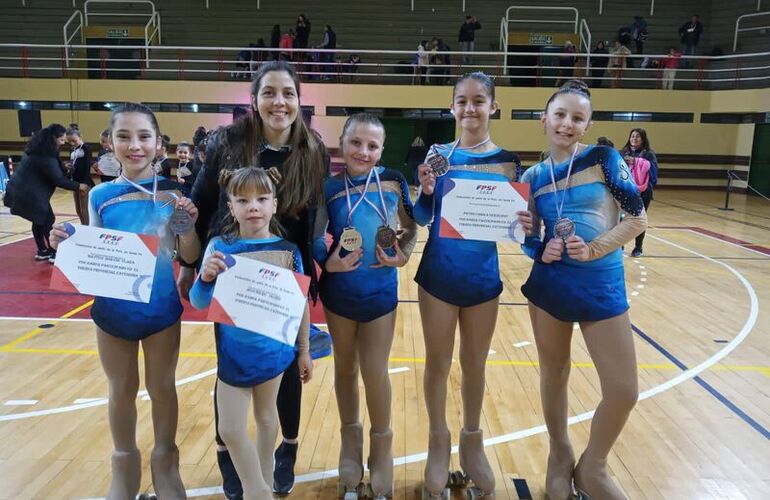 Imagen de Las patinadoras de Unión disputaron el Torneo Provincial Categória C en el Club Atlético Provincial