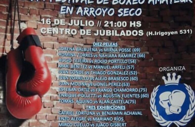 Imagen de El 16 de julio el Cuello Boxing Club organiza un festival de boxeo amateur en el Centro de Jubilados