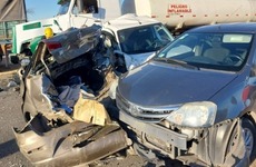El impactante choque de este jueves por la tarde dej&oacute; dos personas fallecidas. (Rosario3)