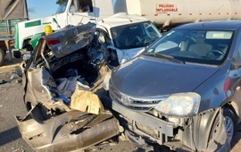 El impactante choque de este jueves por la tarde dej&oacute; dos personas fallecidas. (Rosario3)