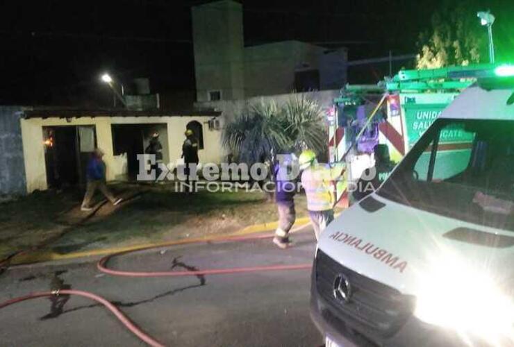 Imagen de Incendio en una vivienda de General Lagos