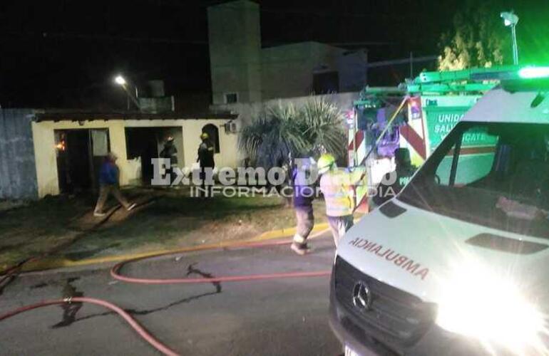 Imagen de Incendio en una vivienda de General Lagos