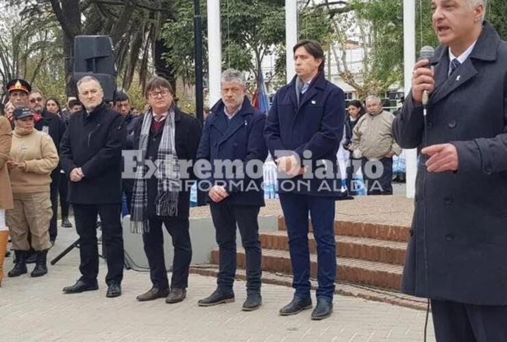 Imagen de Rodolfo Stangoni participó de la celebración por el 134º aniversario de Arroyo Seco