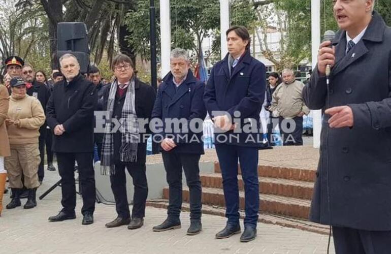 Imagen de Rodolfo Stangoni participó de la celebración por el 134º aniversario de Arroyo Seco