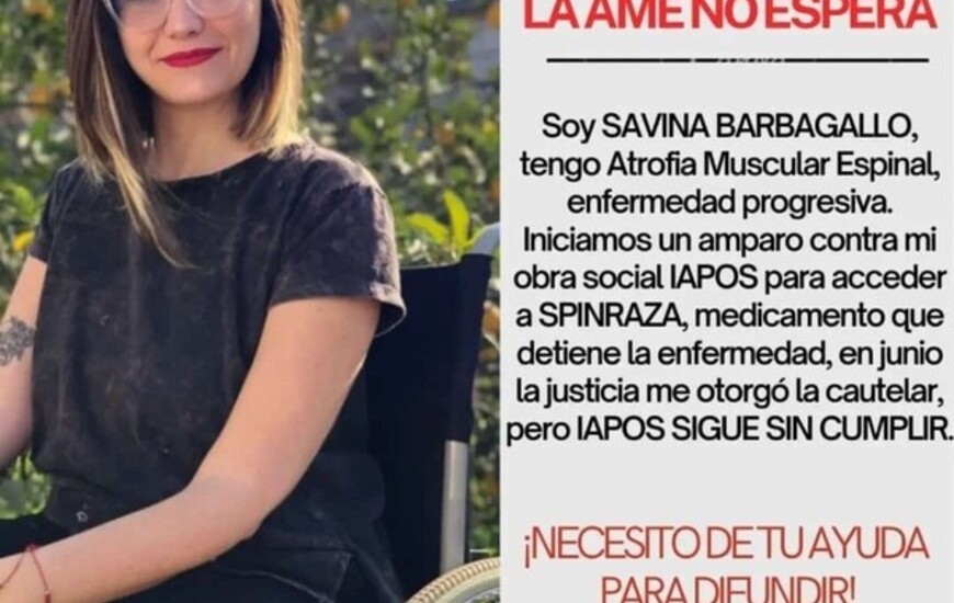 Imagen de Caso Savina Barbagallo: Tras demanda de una afiliada, Iapos aduce �alt&iacute;simo precio� y burocracia para la cobertura