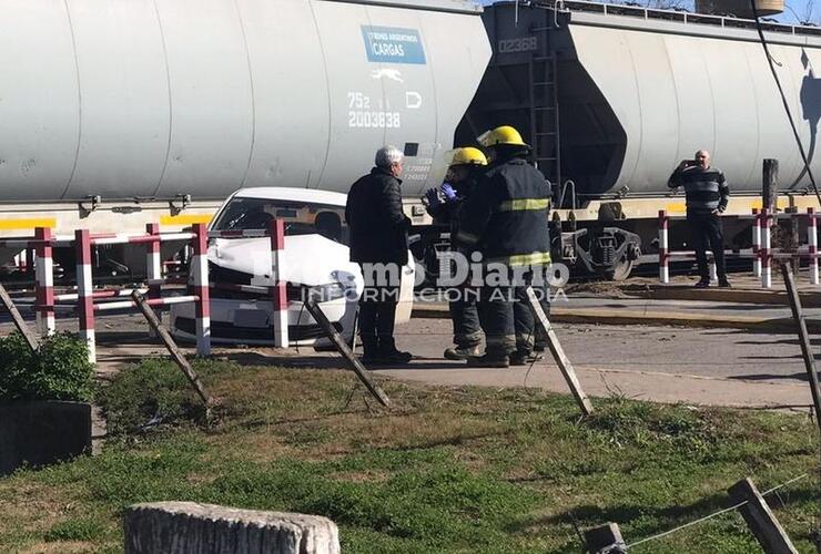 Imagen de Accidente en Fighiera: Se salvó de milagro