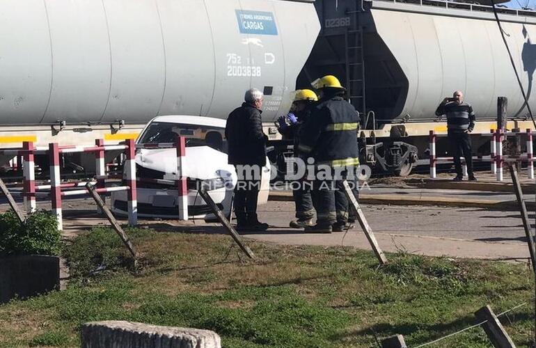 Imagen de Accidente en Fighiera: Se salvó de milagro