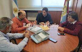 Los presidentes comunales de Fighiera, Albarellos y Cnel. Bogado en Santa Fe