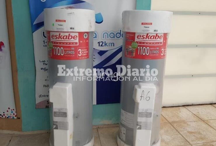 Imagen de El Complejo recibi&oacute; donaciones de termotanques