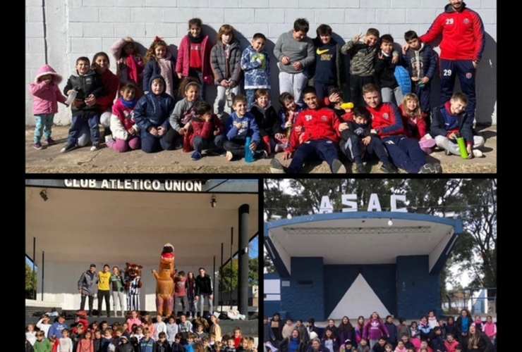 Imagen de Unión, Athletic y Talleres, iniciaron sus Colonias de vacaciones de invierno 2022.