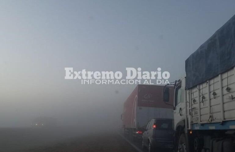 Imagen de Bancos de niebla y bruma en Rosario y la región