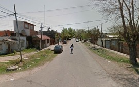 Esmeralda entre Biedma y Quintana, la cuadra del nuevo homicidio. (Google Street View)