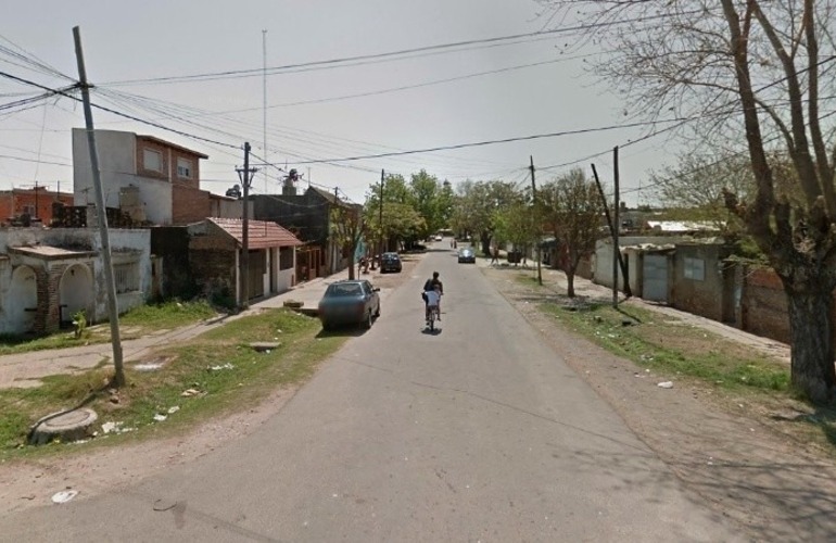 Esmeralda entre Biedma y Quintana, la cuadra del nuevo homicidio. (Google Street View)