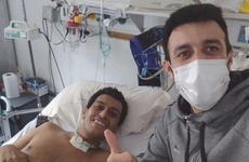 El joven policía estuvo un mes y medio en cuidados intensivos.