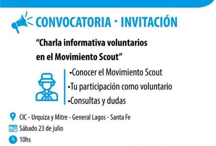 Sábado, charla informativa en el CIC.