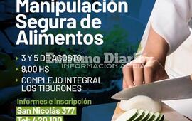 Imagen de Capacitaci&oacute;n en manipulaci&oacute;n segura de alimentos